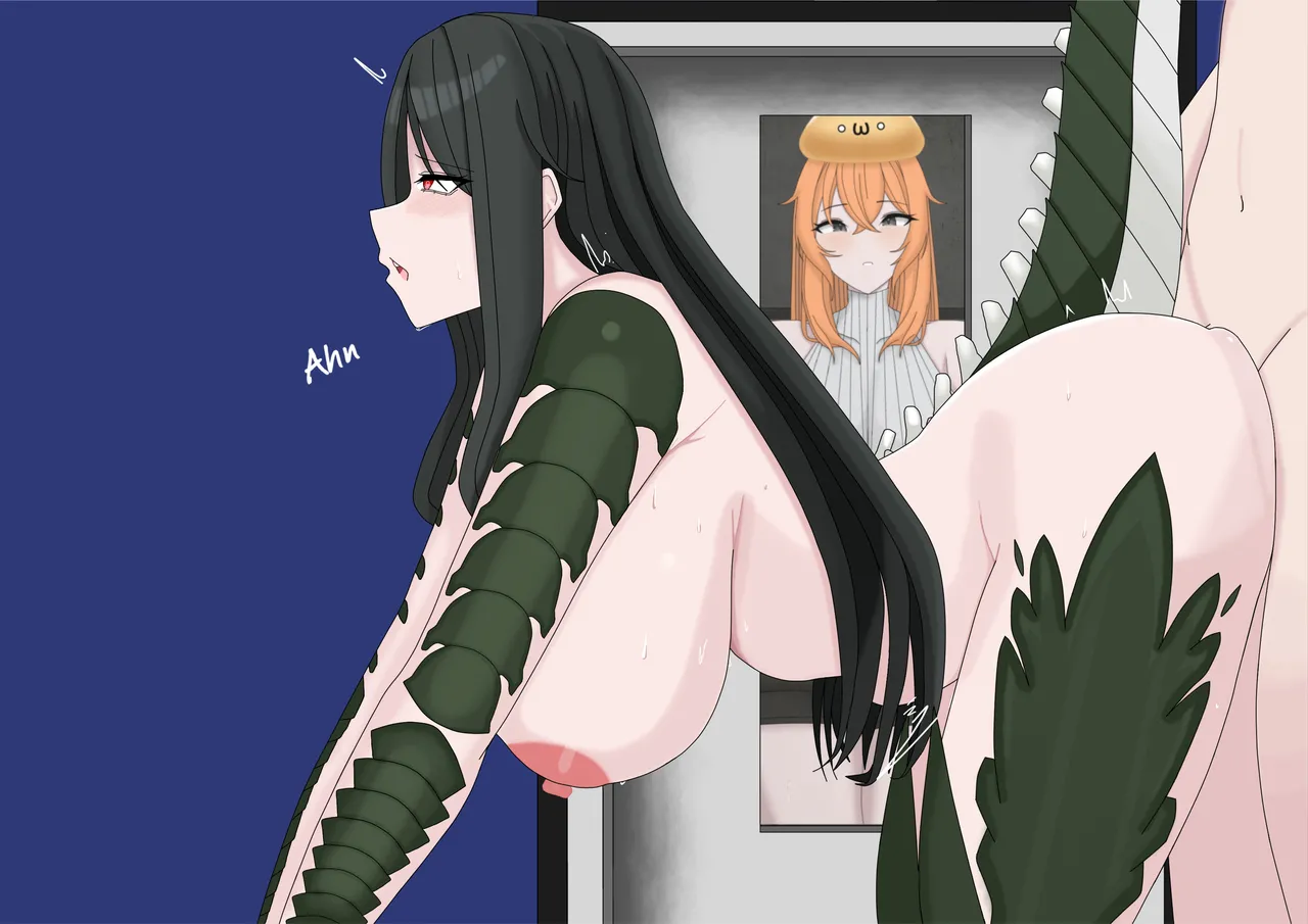 682 Female - Doujinshi page 13 featuring scp-682 scp foundation parody - big breasts monster girl hentai manga - read online free