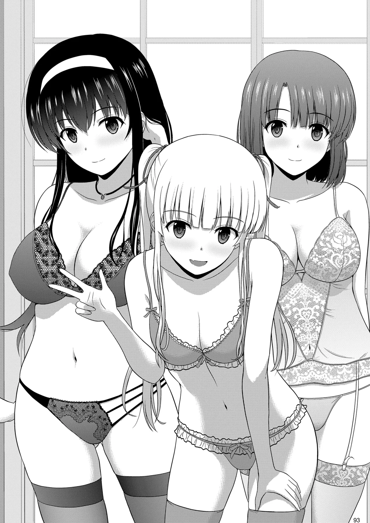 Saenai Kanojo-tachi no Rinri Shinsakai Soushuuhen 2 page 93 featuring megumi kato saenai heroine no sodatekata parody - group ffm threesome hentai manga - read online free