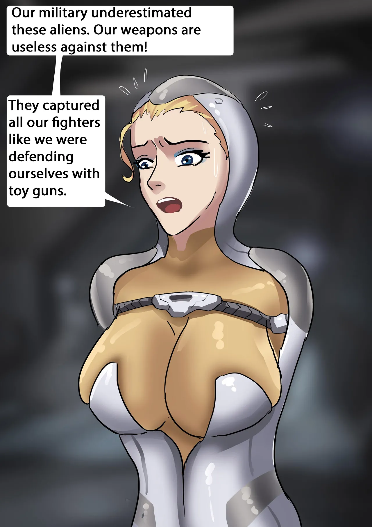 The Slave Spaceship - High Tech Bondage page 15 original parody - bondage gag hentai manga - read online free