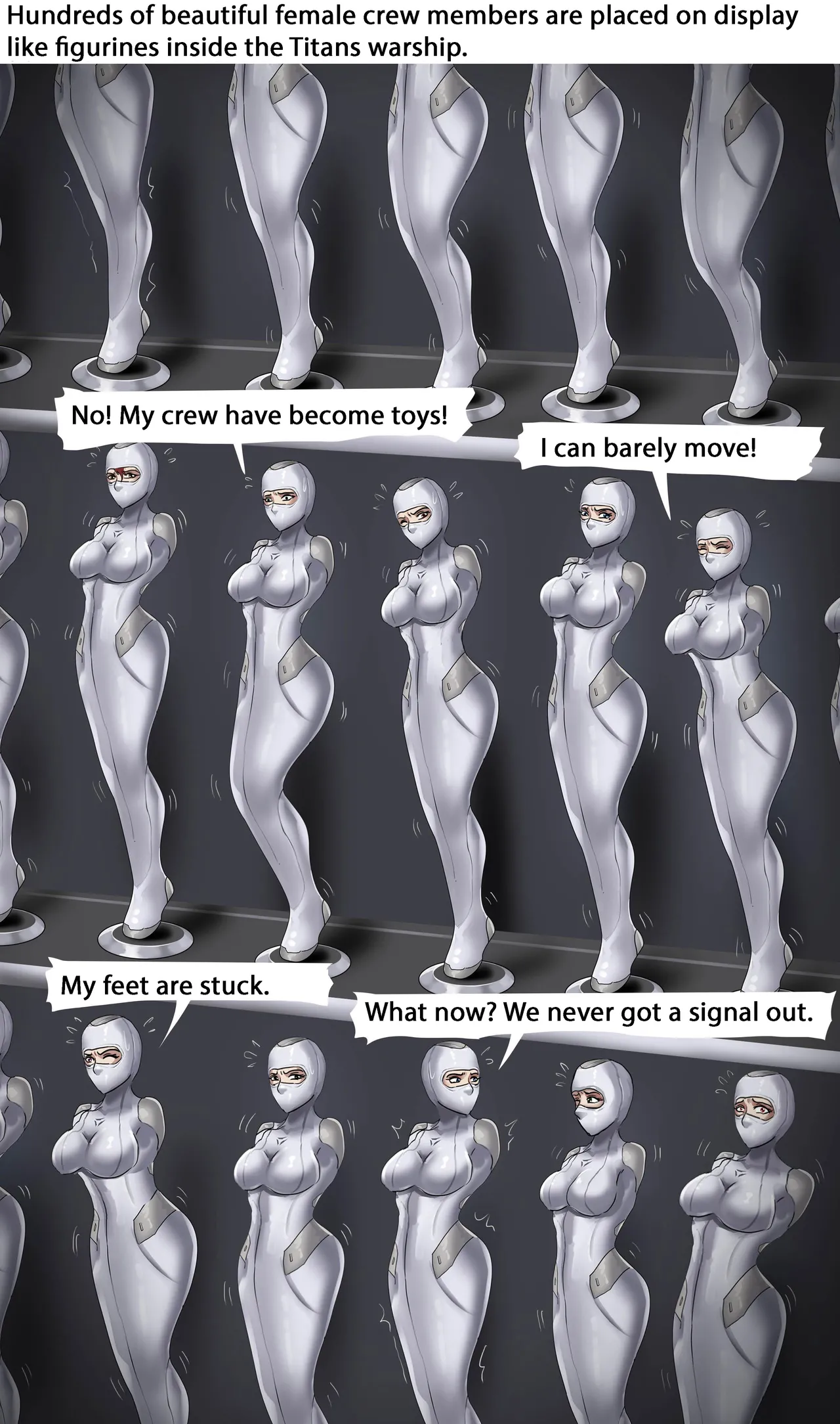 The Slave Spaceship - High Tech Bondage page 26 original parody - bondage gag hentai manga - read online free