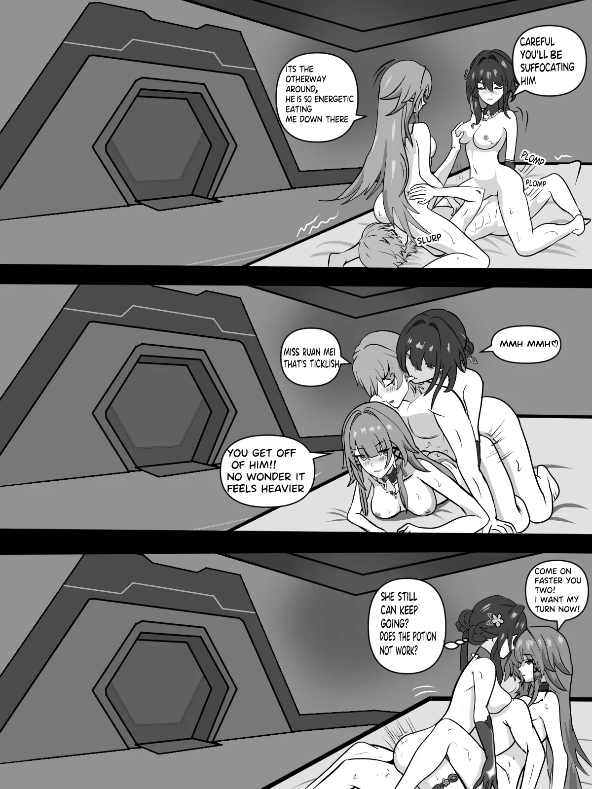 Two geniuses one Racoon page 22 featuring herta honkai star rail parody - group uncensored hentai manga - read online free