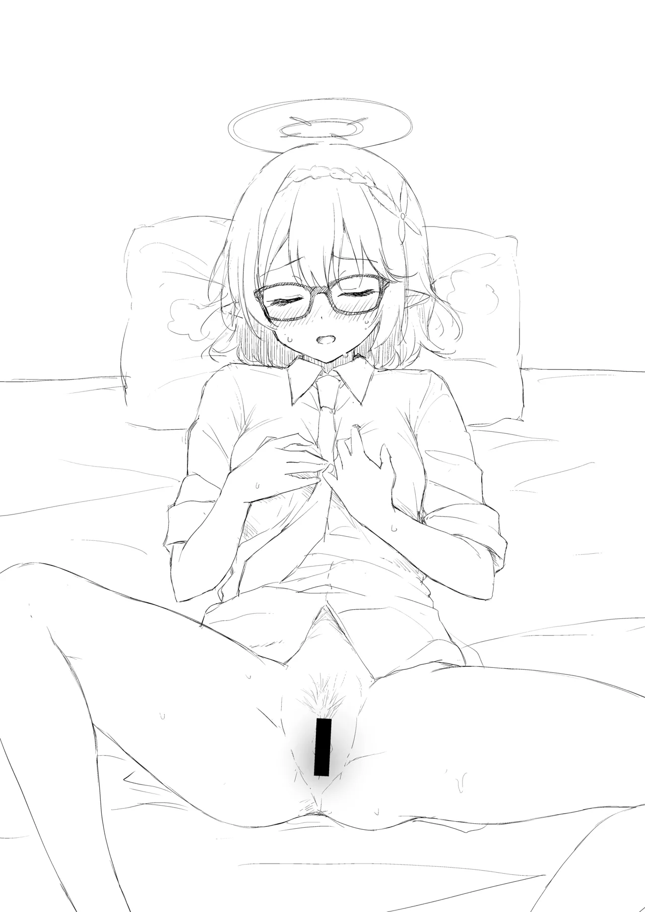 Nonomi, Ochitsuite. - My feelings grow... | 野宫，你冷静一点。 page 33 featuring sensei blue archive parody - sole male nakadashi hentai manga - read online free