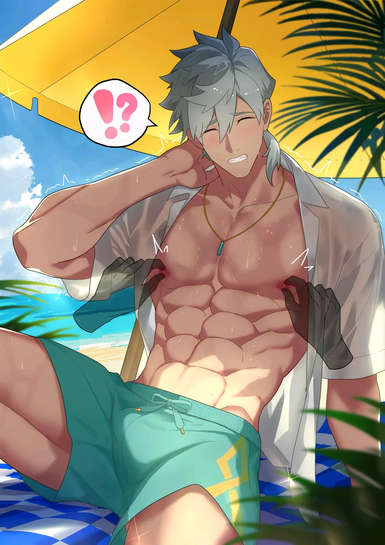 冥河残月-帕西瓦尔的夏日狂欢 page 46 original parody - group exhibitionism hentai manga - read online free