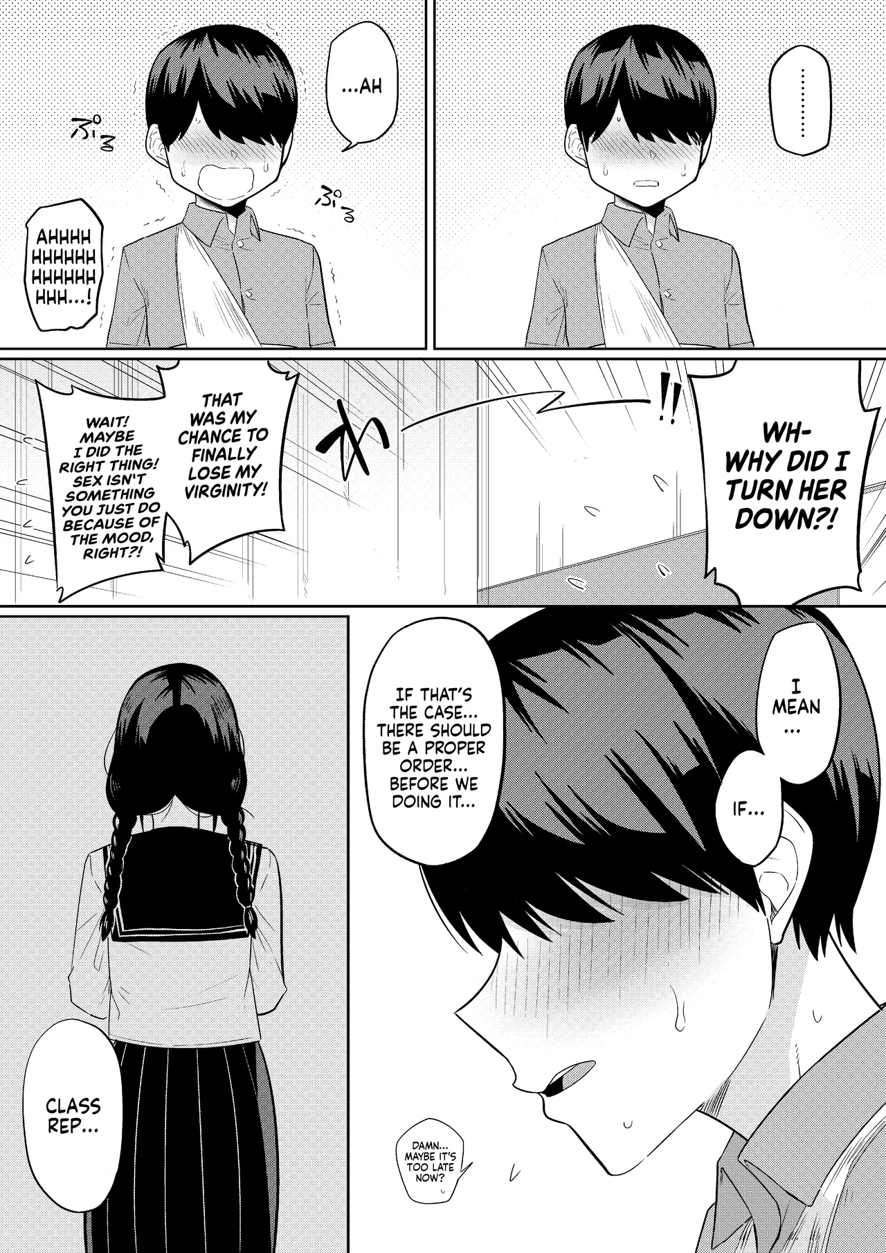 [Makosho] Sewayaki na Kyonyuu Gakkyuu Iinchou Sono 1-11 | The Kind and Caring Busty Class Rep Ch.1-11 [English] (Ongoing) page 40 original parody - handjob kissing hentai manga - read online free