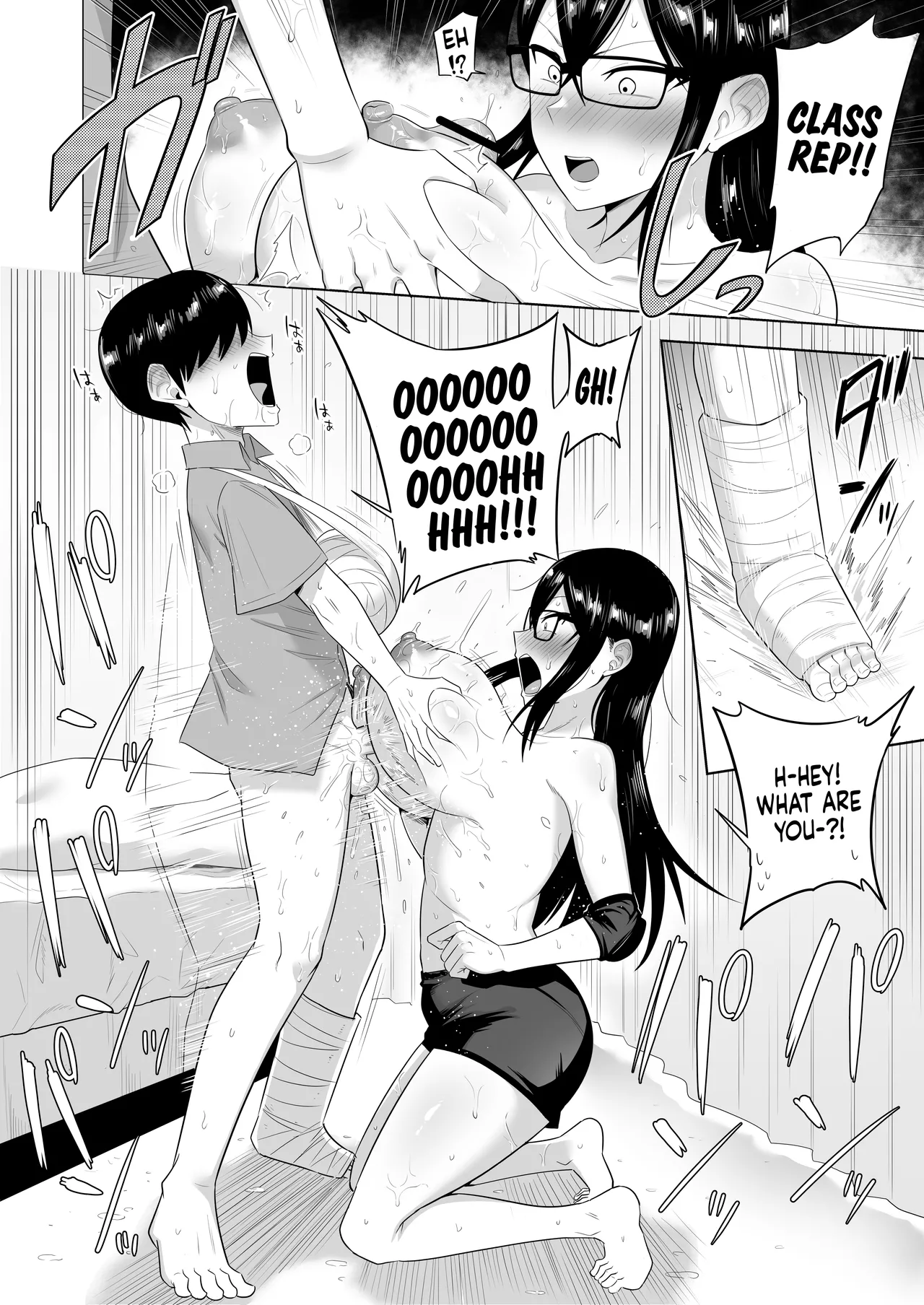 [Makosho] Sewayaki na Kyonyuu Gakkyuu Iinchou Sono 1-11 | The Kind and Caring Busty Class Rep Ch.1-11 [English] (Ongoing) page 57 original parody - handjob kissing hentai manga - read online free