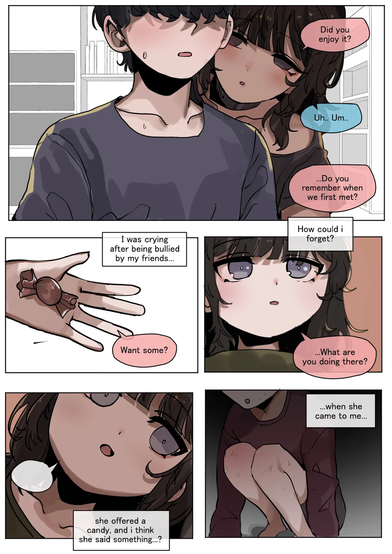 The Eyes of the Unreadable Girl is Dyed in Black page 11 original parody - nakadashi full color hentai manga - read online free