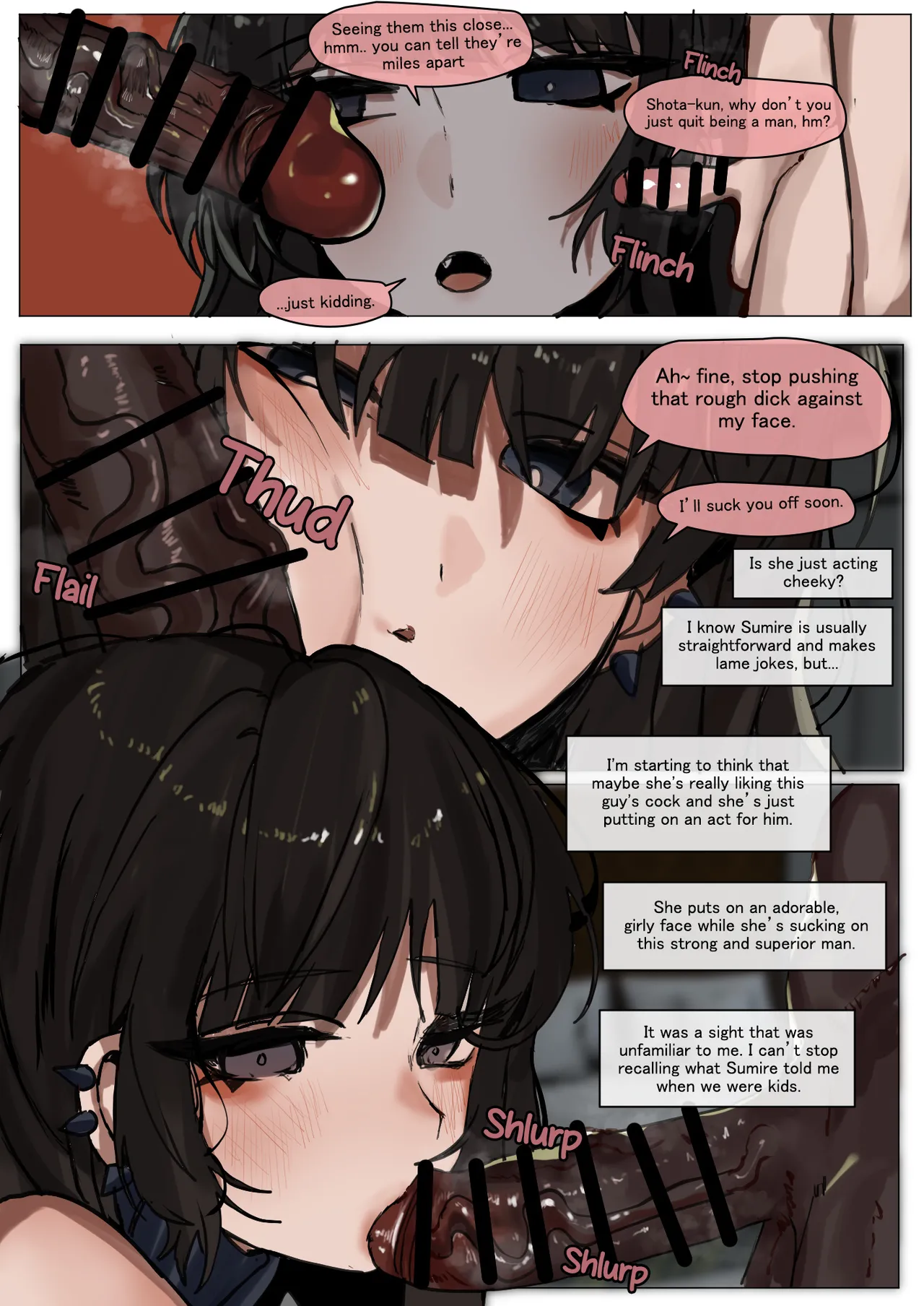 The Eyes of the Unreadable Girl is Dyed in Black page 42 original parody - handjob big breasts hentai manga - read online free