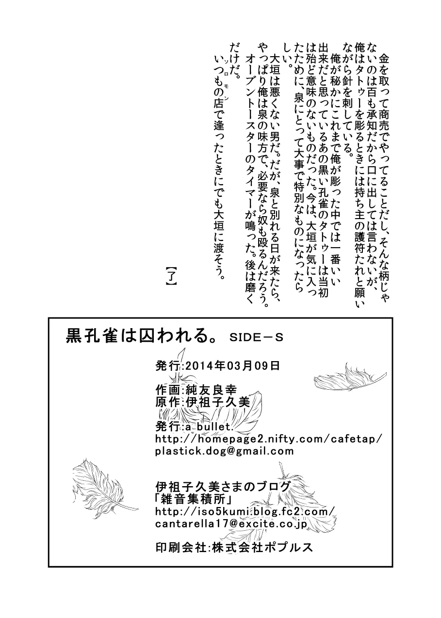 黒孔雀は囚われる。 SIDE-S page 30 original parody - blowjob spanking hentai manga - read online free