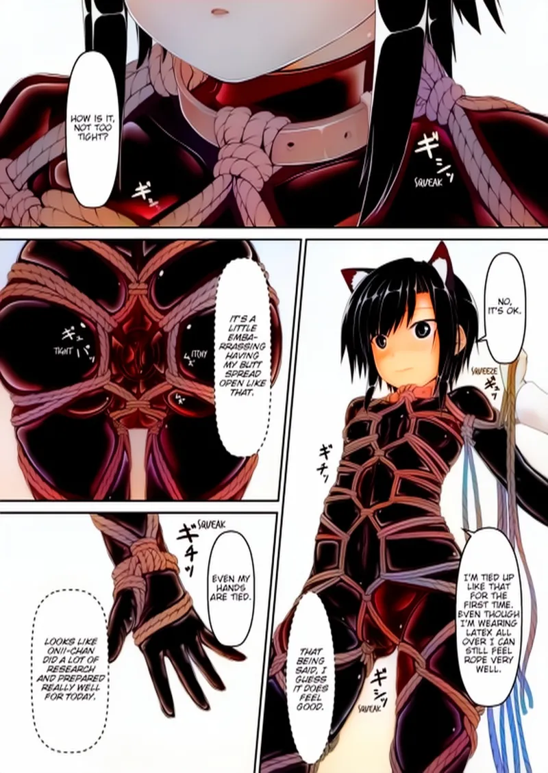 kuroneko choco ice (1-9) colorized page 138 original parody - bondage latex hentai manga - read online free