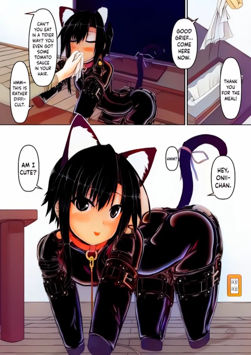 kuroneko choco ice (1-9) colorized page 67 original parody - bondage latex hentai manga - read online free