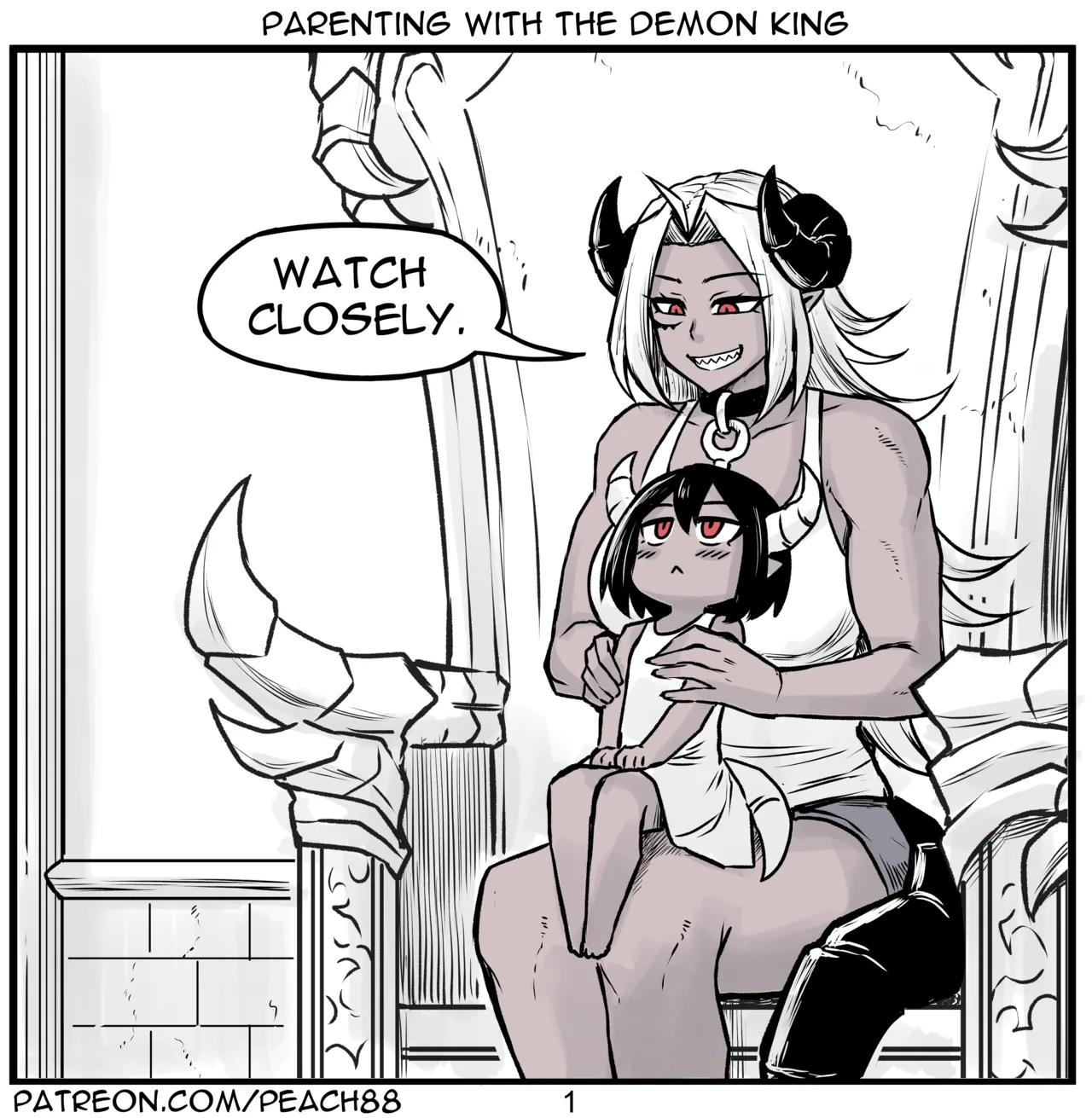 Demon King GF page 100 original parody - milf unusual teeth hentai manga - read online free