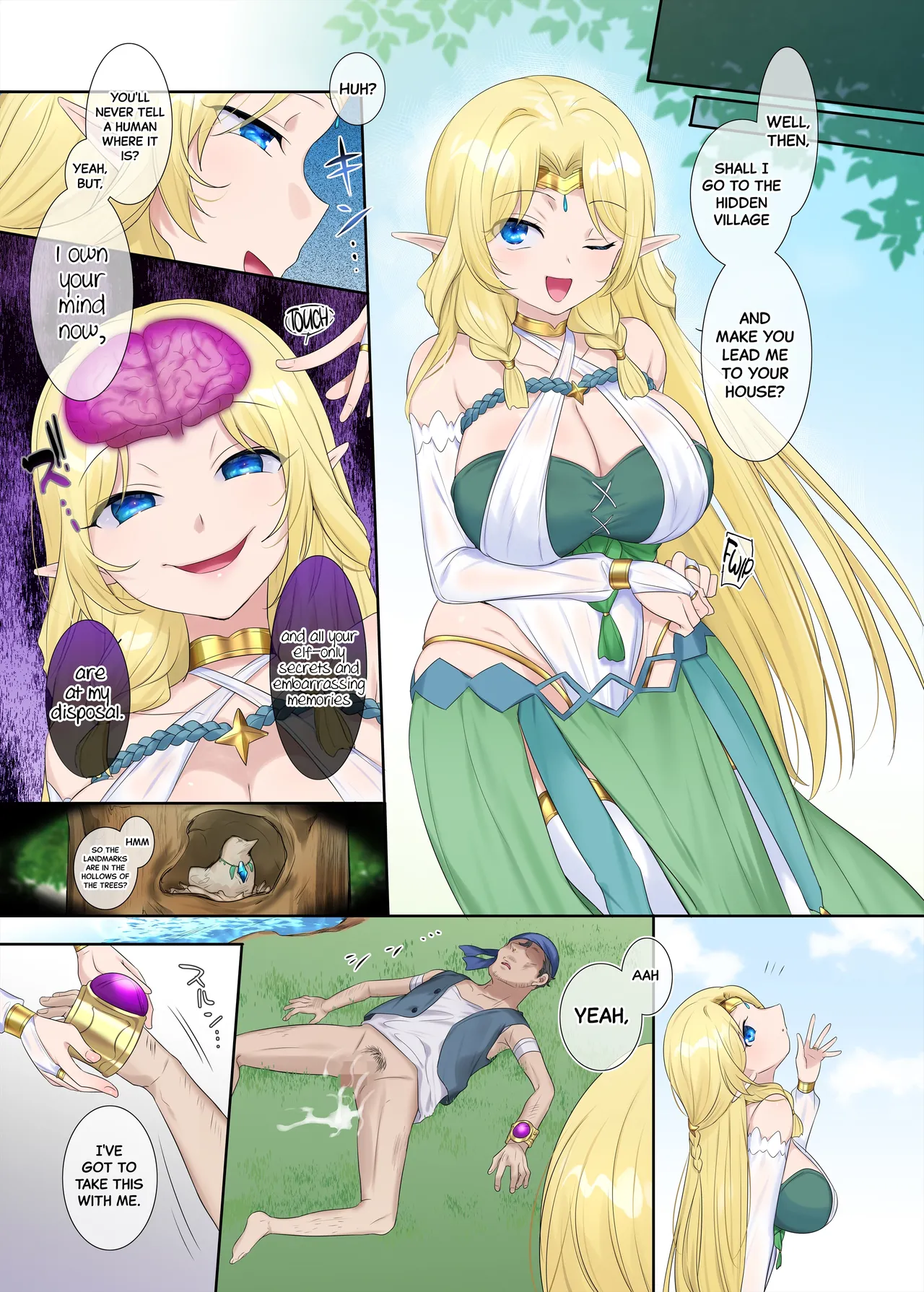 Nikutai Dorobou no Udewa | Body-Snatching Bracelet page 21 original parody - nakadashi full color hentai manga - read online free