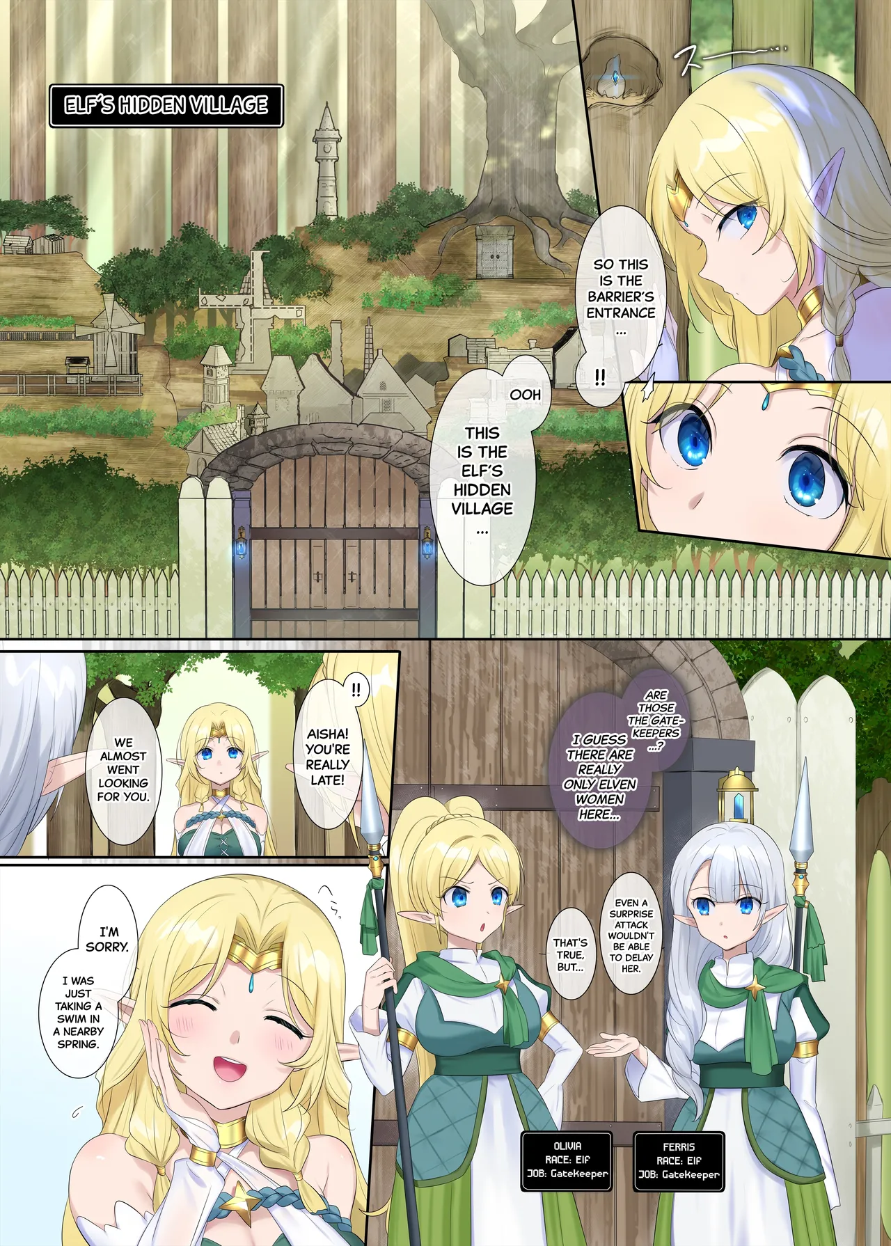 Nikutai Dorobou no Udewa | Body-Snatching Bracelet page 23 original parody - elf big breasts hentai manga - read online free