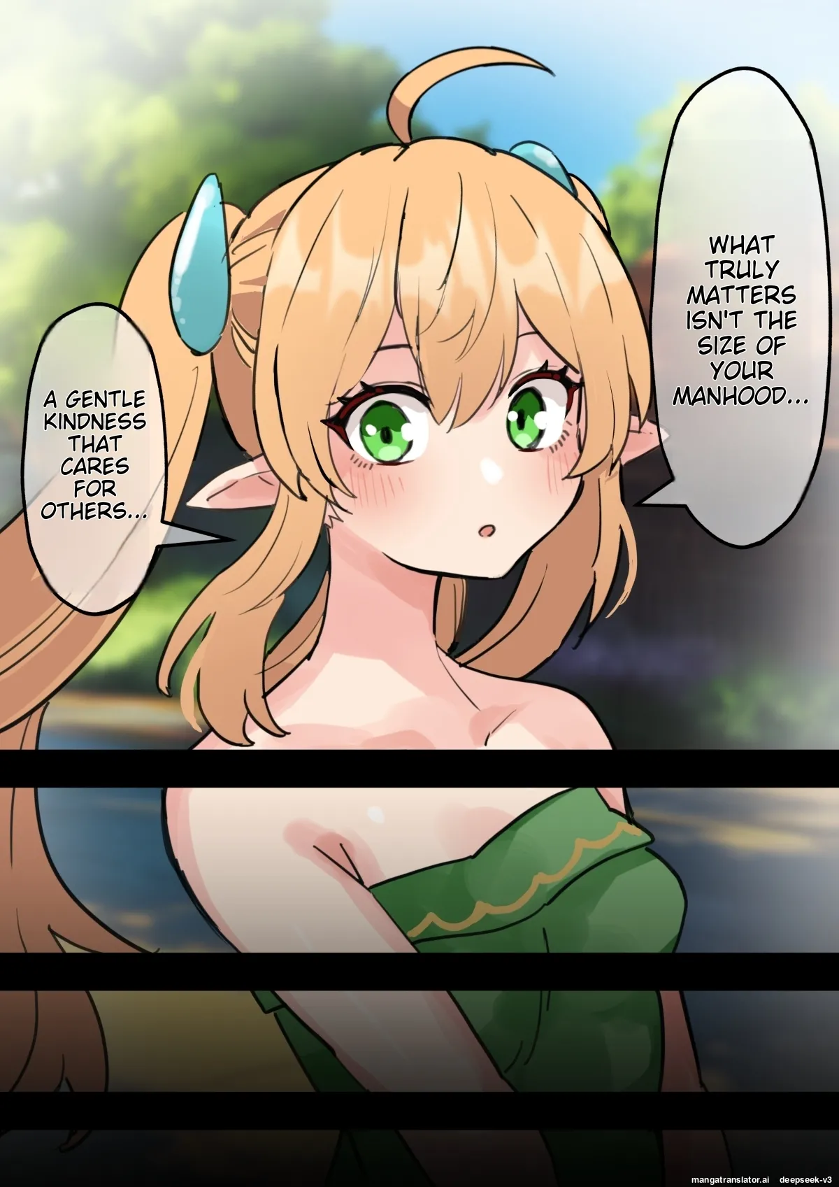 Tanshou Houkei Futanari Hobbit Shoujo ga Mahou no Yubiwa de Kyokon Seiyoku Monster ni naru Hanashi 1-3 page 67 original parody - futanari elf hentai manga - read online free