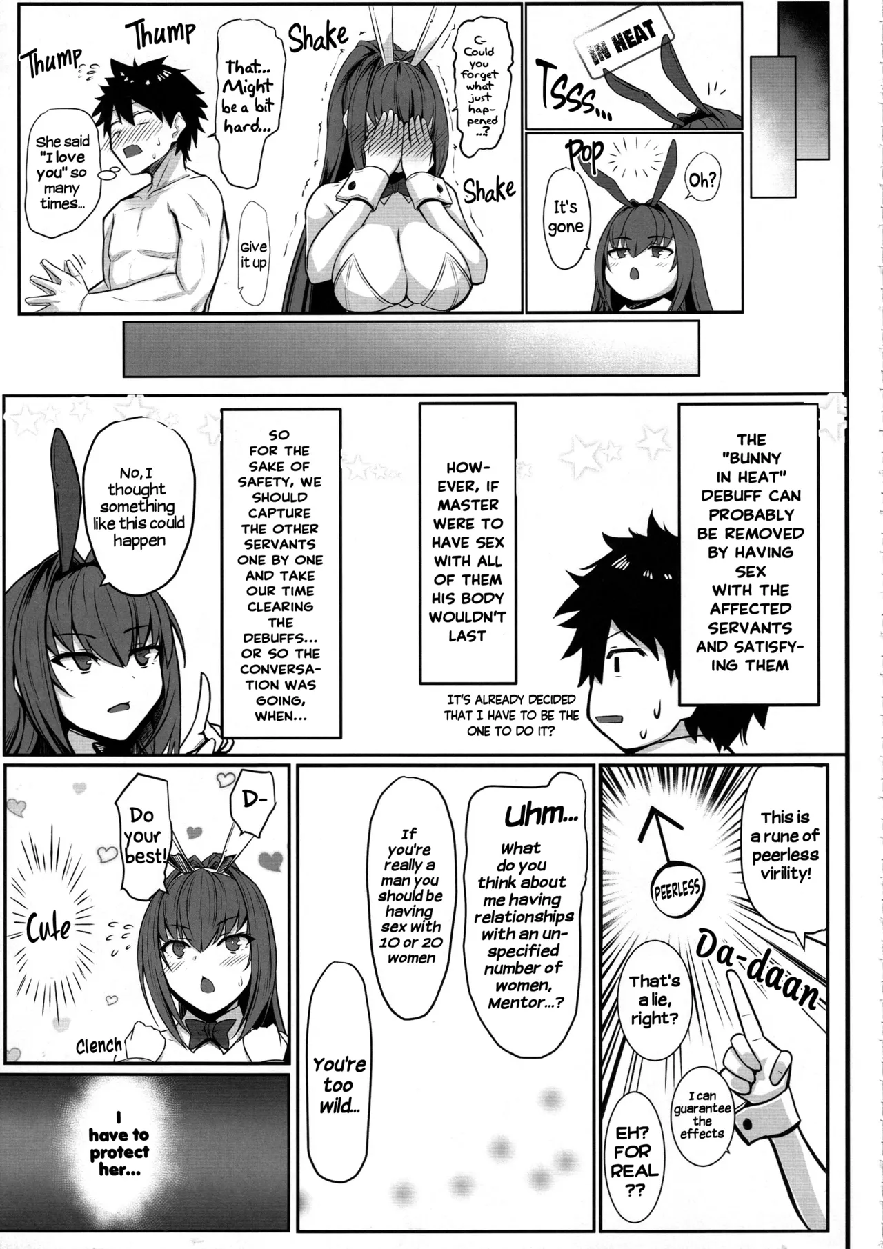 In Heat! Bunny Singularity page 16 featuring scathach fate grand order parody - big breasts group hentai manga - read online free