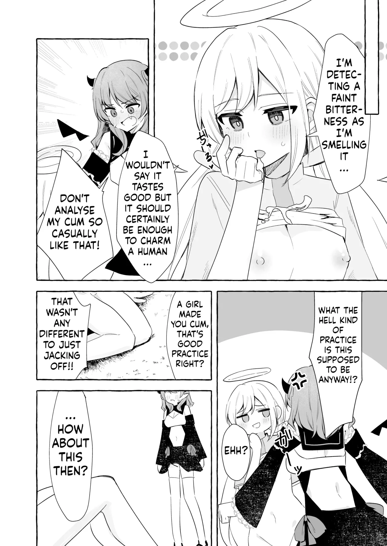 Futanari Akuma to Tenshii-chan page 10 original parody - sole female nakadashi hentai manga - read online free