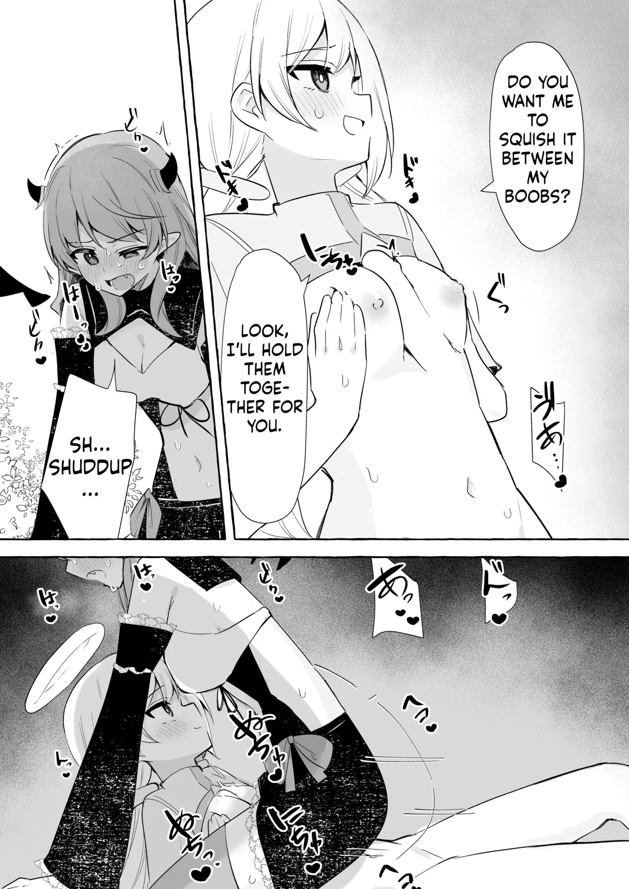 Futanari Akuma to Tenshii-chan page 13 original parody - sole female nakadashi hentai manga - read online free