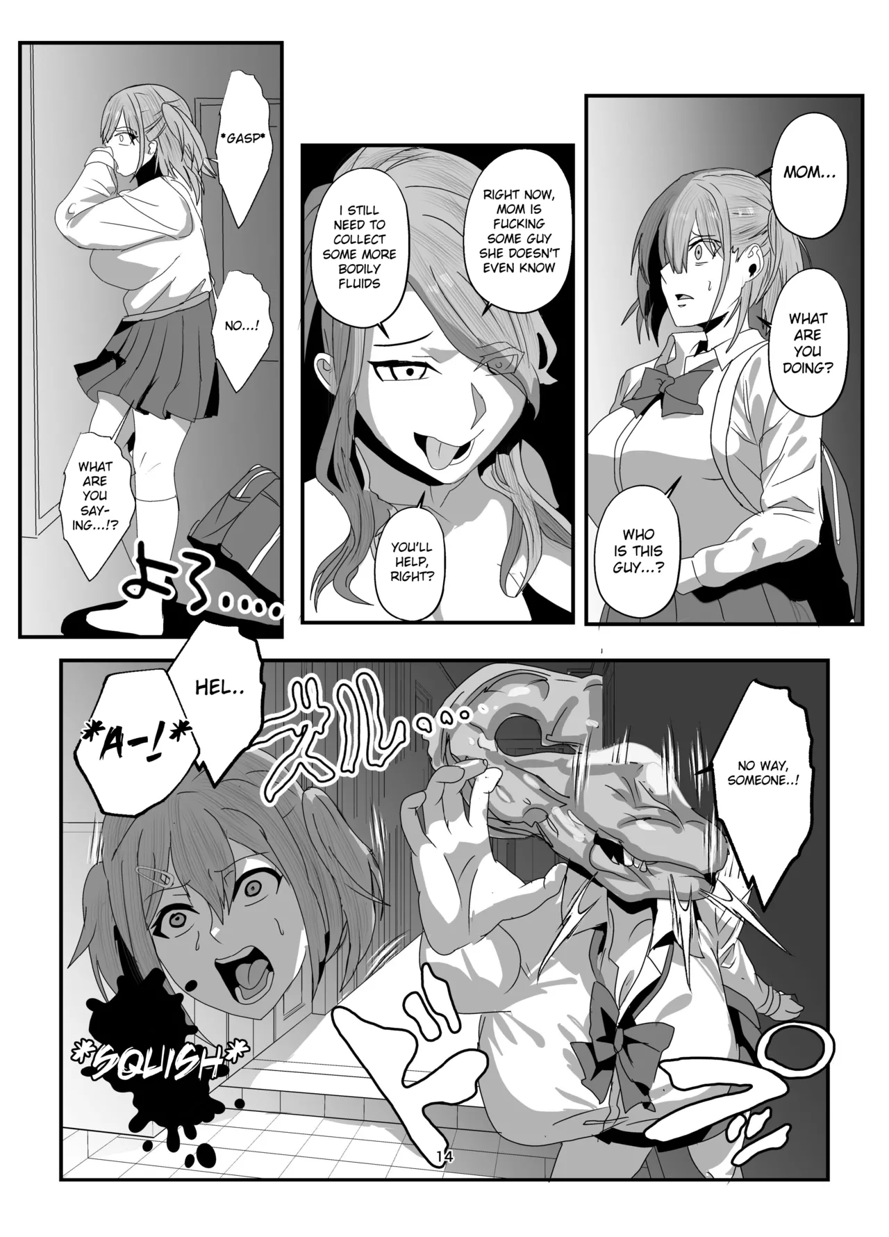 Sagekawaru Haha Musume | Replacing Mother and Daughter page 14 original parody - milf mind control hentai manga - read online free