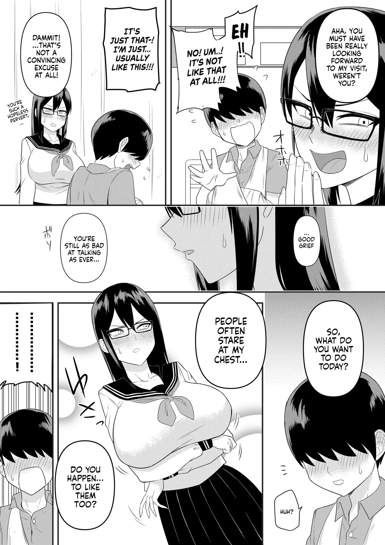 [Makosho] Sewayaki na Kyonyuu Gakkyuu Iinchou Sono 1-12 | The Kind and Caring Busty Class Rep Ch.1-12 [English] [NudeSalad] (Ongoing) - Page 14