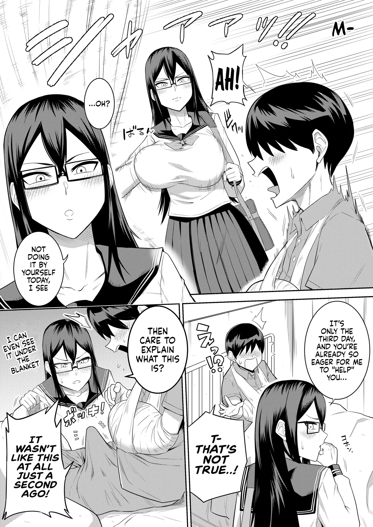 [Makosho] Sewayaki na Kyonyuu Gakkyuu Iinchou Sono 1-12 | The Kind and Caring Busty Class Rep Ch.1-12 [English] [NudeSalad] (Ongoing) page 25 original parody - sole female sole male hentai manga - read online free
