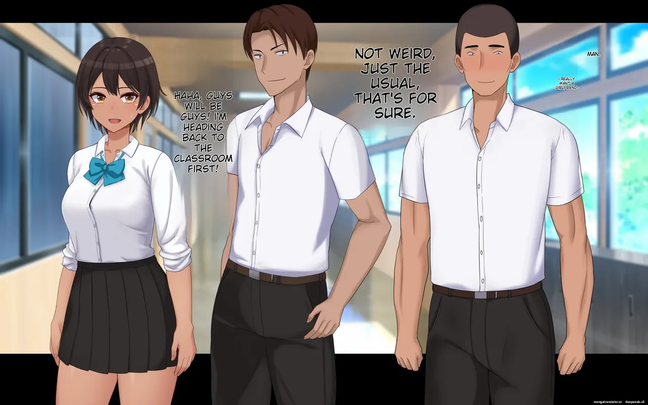 Naka ga Ii Onna Tomodachi wa Aitsu no Kanojo datta page 101 original parody - swimsuit mmf threesome hentai manga - read online free