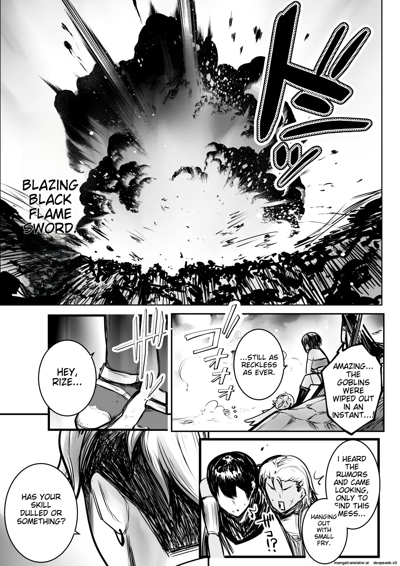 Onna Kishi Rize wa Koyoi mo Maotoko ni Dakareru 3 page 10 original parody - rough translation big breasts hentai manga - read online free