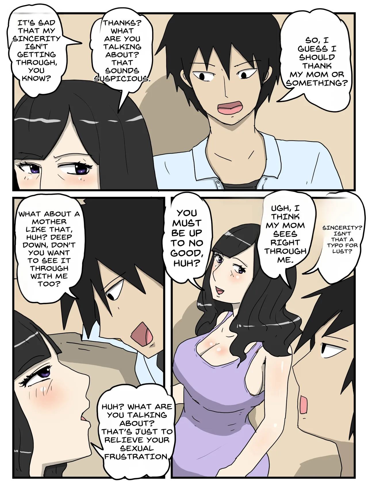 Haha no Seishori Fella no Tsuzuki wa Nakadashi Sex made Shitai page 10 original parody - sole female sole male hentai manga - read online free