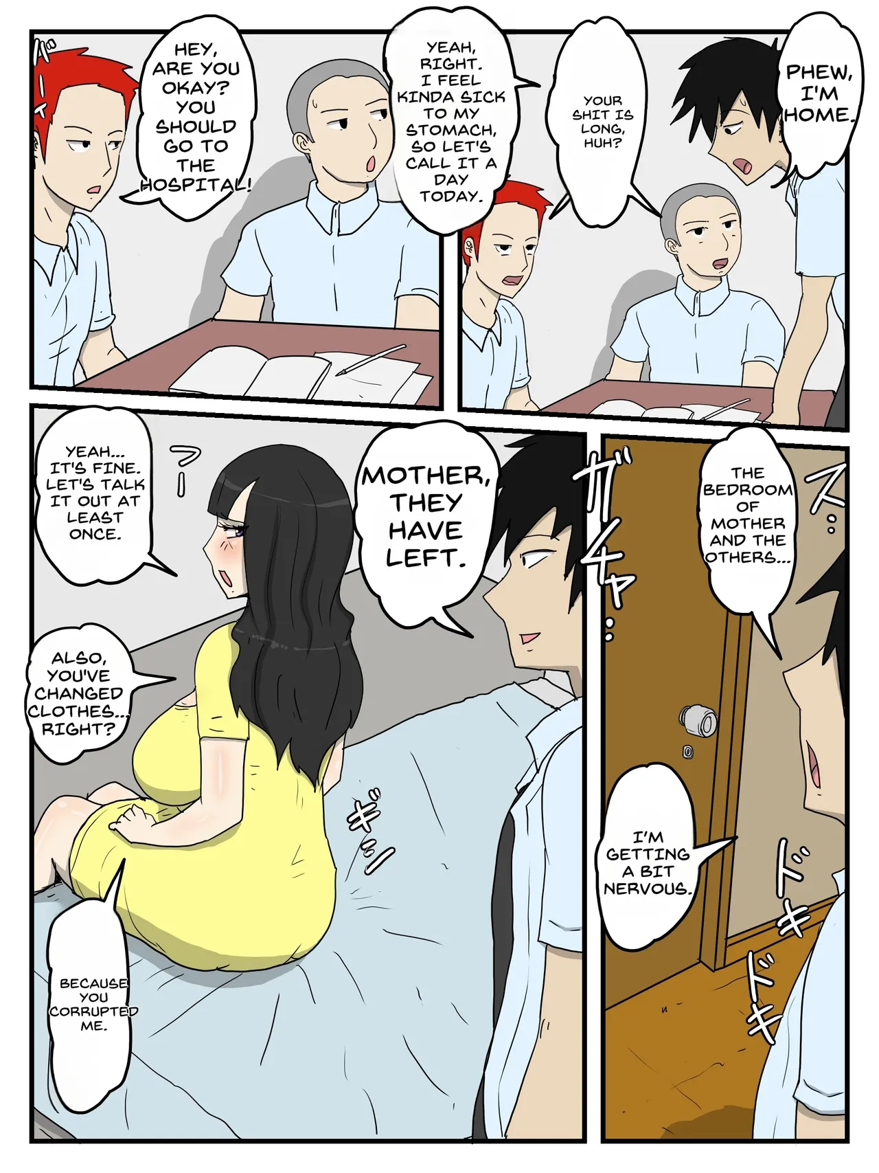 Haha no Seishori Fella no Tsuzuki wa Nakadashi Sex made Shitai page 37 original parody - sole female sole male hentai manga - read online free