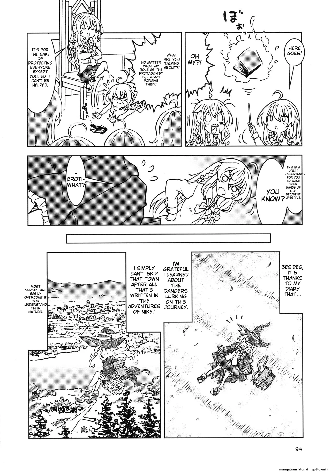 Tabitabi Nikki ni wa Shirusenakatta Koto. 3 page 33 featuring elaina majo no tabitabi parody - nakadashi rough translation hentai manga - read online free