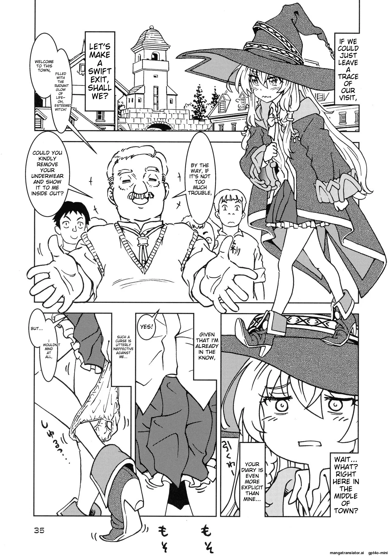 Tabitabi Nikki ni wa Shirusenakatta Koto. 3 page 34 featuring saya majo no tabitabi parody - futanari old man hentai manga - read online free