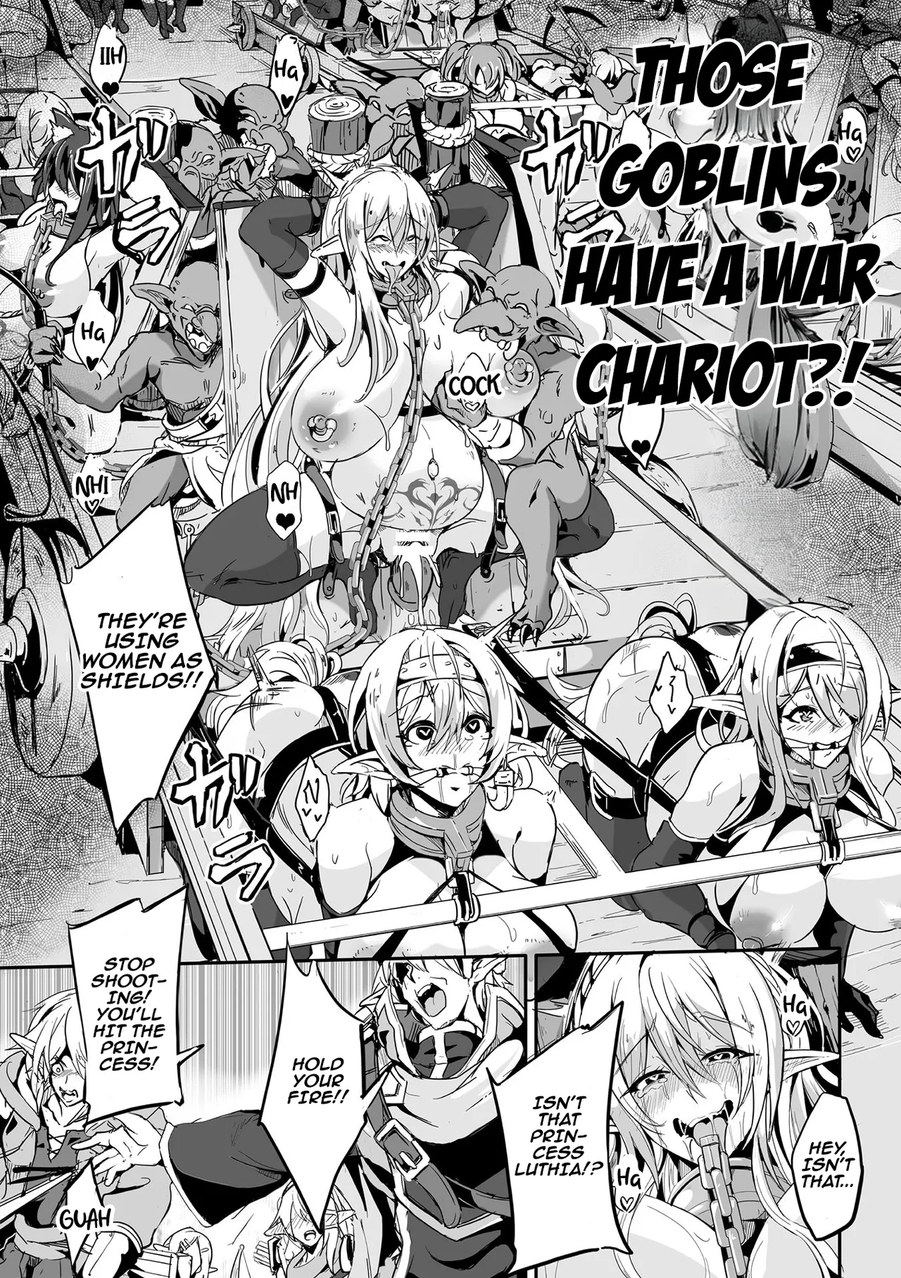 Kooni no Kuni no Mesu Elf Ch. 3 | Female Elves of the Goblin Country Ch. 3 page 19 - nakadashi gloves hentai manga - read online free