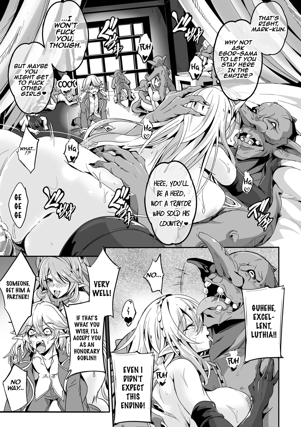 Kooni no Kuni no Mesu Elf Ch. 3 | Female Elves of the Goblin Country Ch. 3 page 25 - elf big breasts hentai manga - read online free