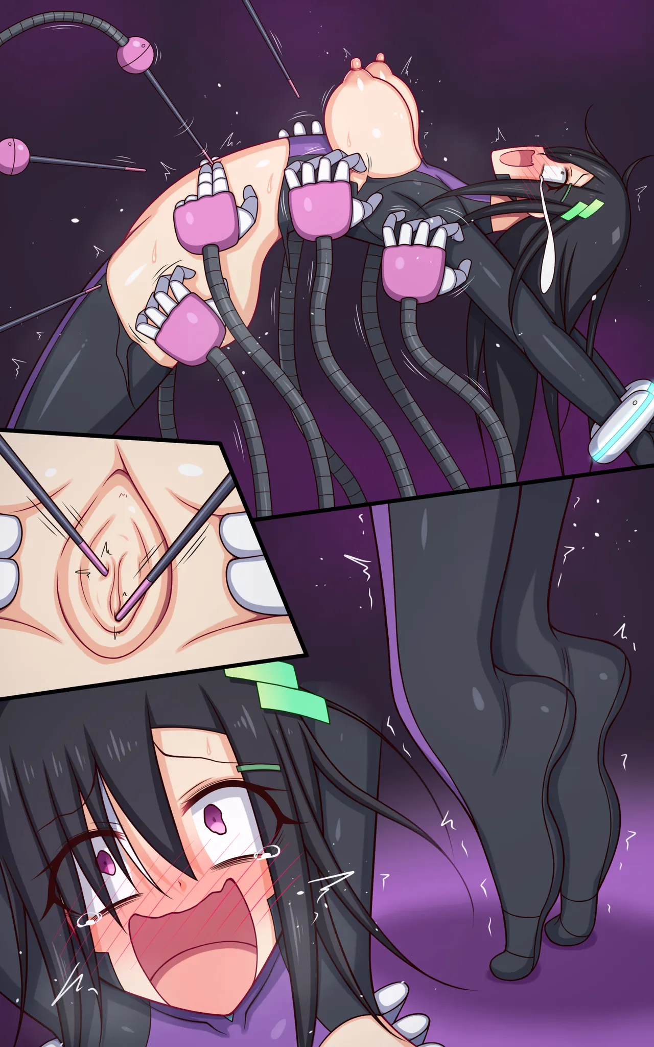 Kusuguri Robo-kan Kusuguri Jikkenshitsu de Haran no Ichinichi Hen page 34 original parody - blindfold domination loss hentai manga - read online free