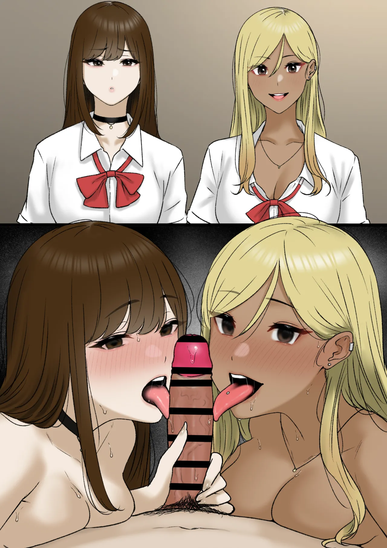 Gal Futari to Otaku-kun page 20 original parody - sole male group hentai manga - read online free