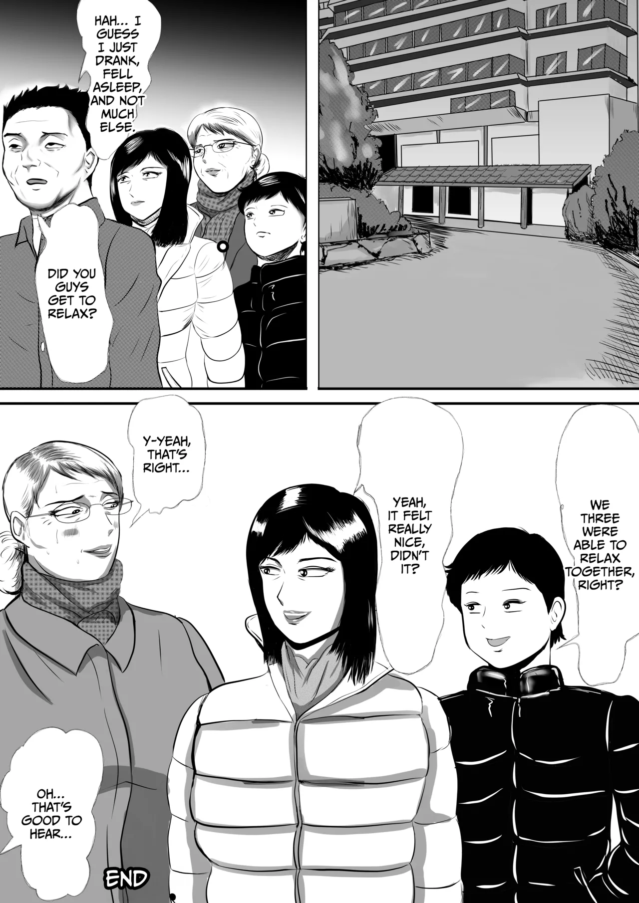 [Surigoma] Obaa-chan-chi ni Boku wa Iku! Shinnen Onsen Ryokou Hen page 56 original parody - milf kissing hentai manga - read online free