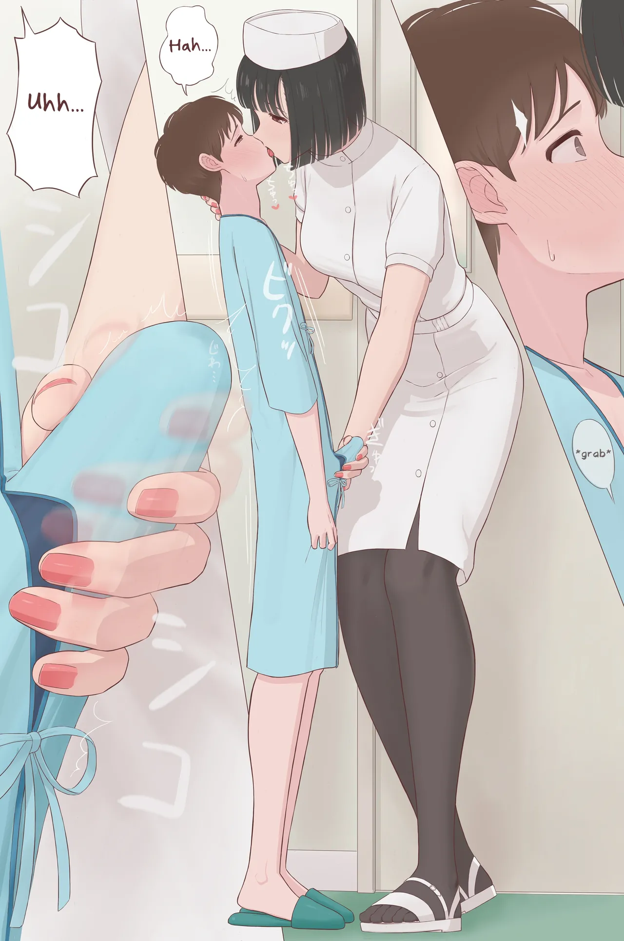 Choushin Nurse-san Manga | Tall Nurse Manga - Page 7