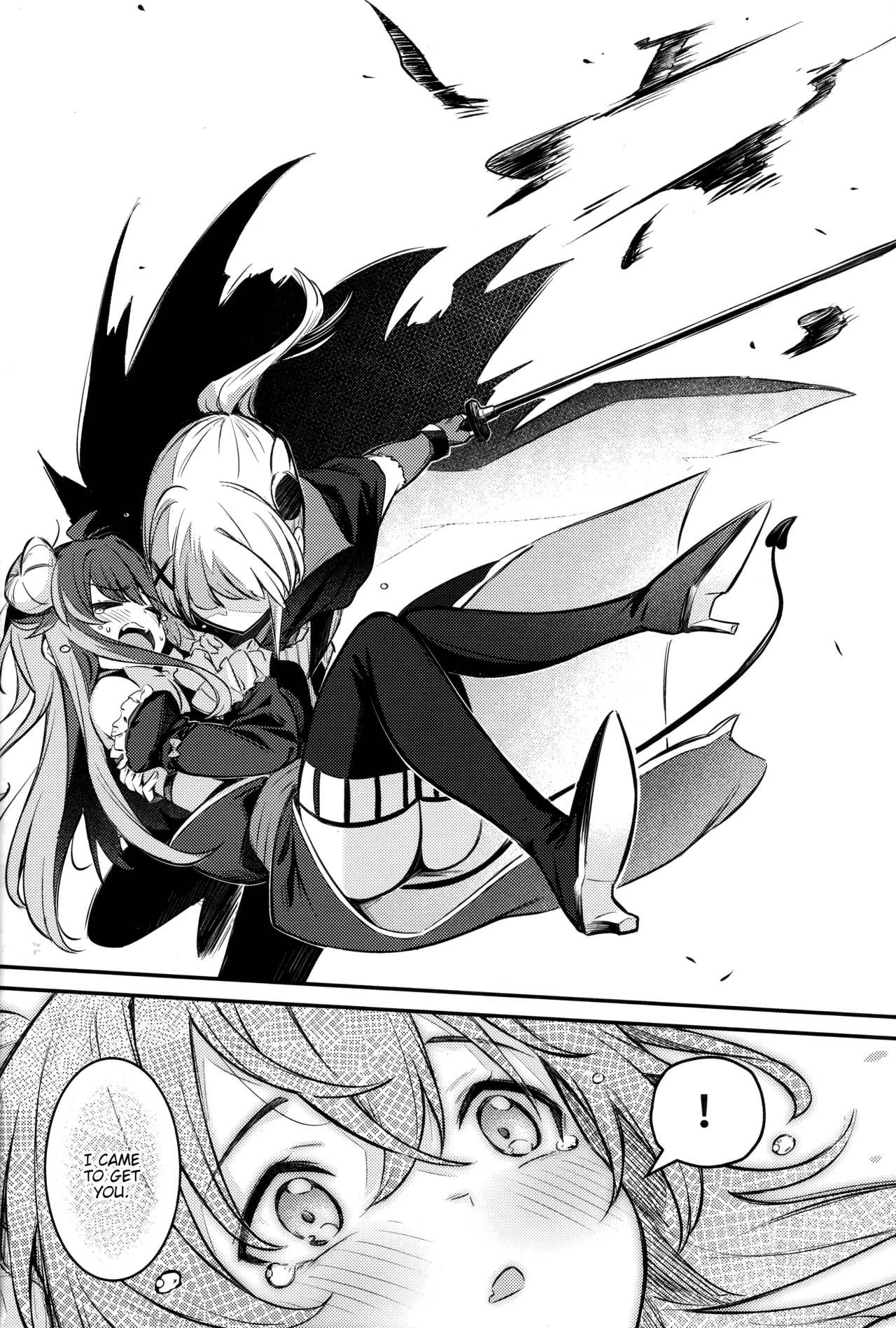 Mazoku wa Shukuteki to Nakayoshi Shinai to Derarenai Heya ni, Tojikomerarete Shimatta! page 9 featuring yuko yoshida machikado mazoku parody - kissing magical girl hentai manga - read online free