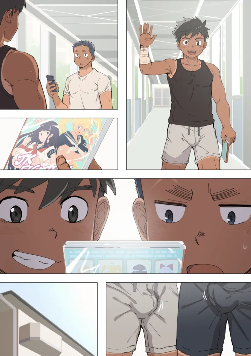 冷房の壊れた寮でゲーム 1+2 page 15 - handjob anal hentai manga - read online free