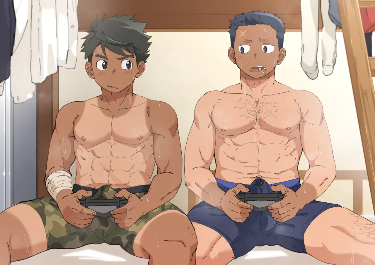 冷房の壊れた寮でゲーム 1+2 page 20 - handjob anal hentai manga - read online free