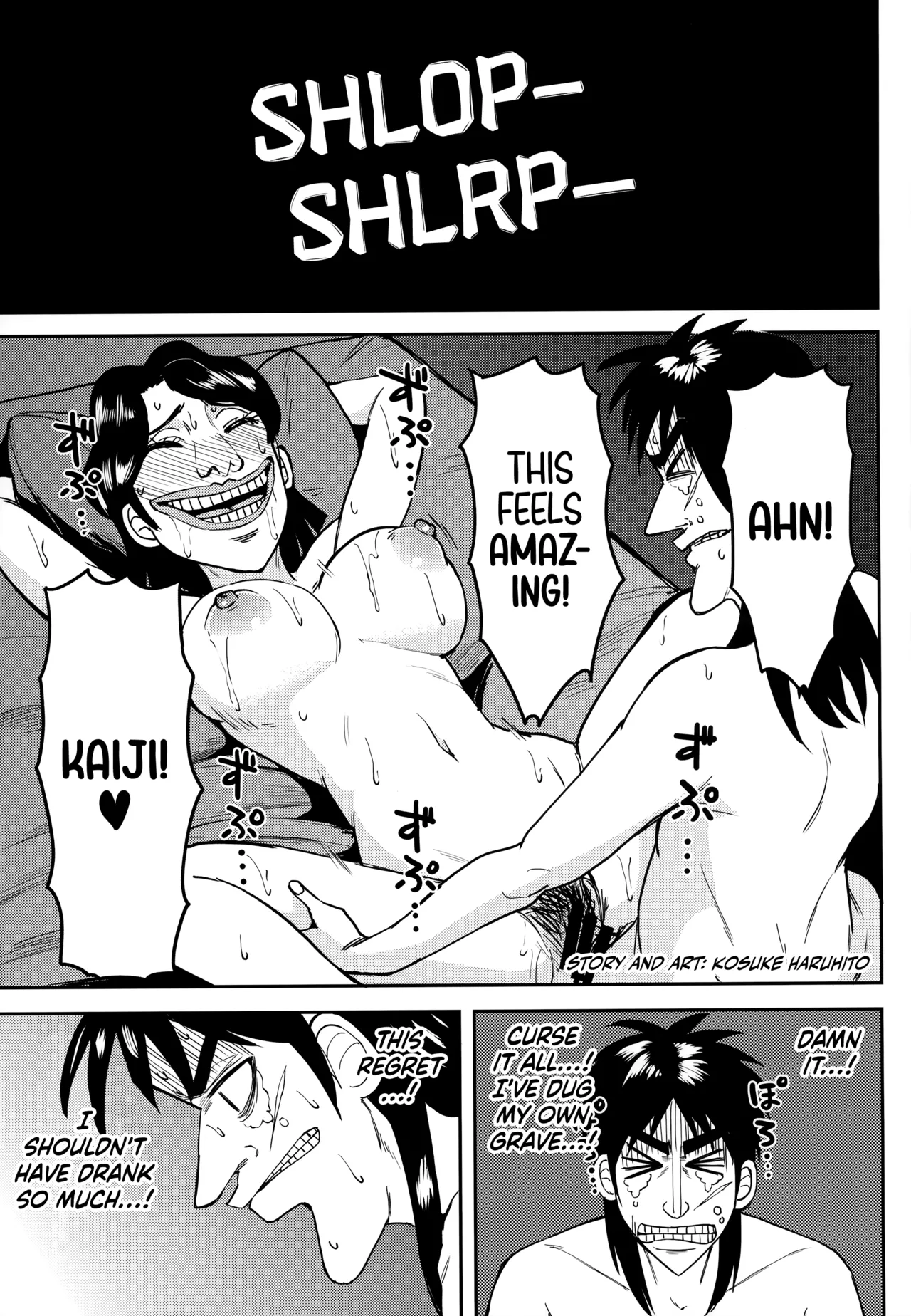 Sukebe Doujin-roku Sakazaki Mikoko Goudou | Boner Apocalypse: Mikoko page 10 featuring kaiji itou kaiji parody - unusual teeth big breasts hentai manga - read online free