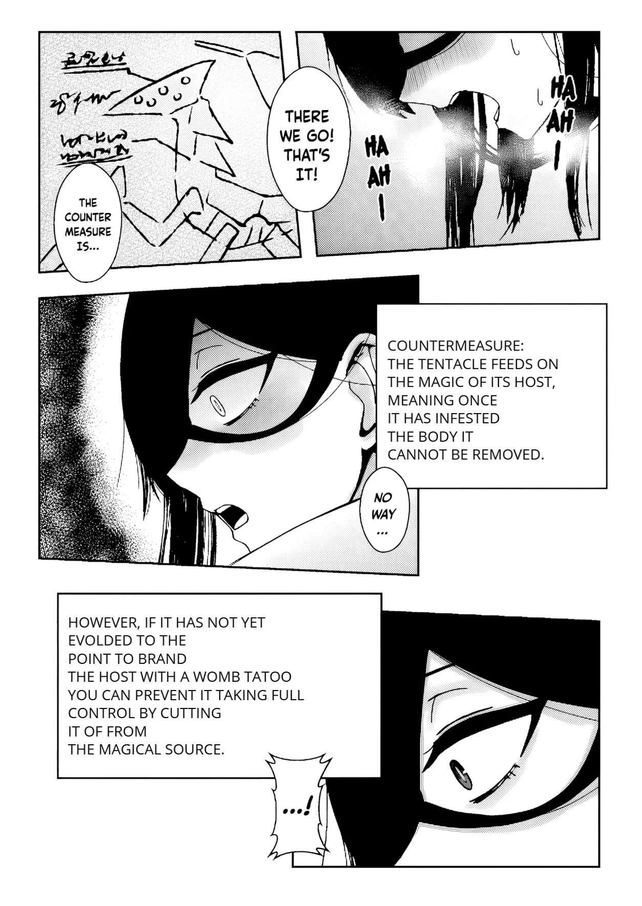 Majo ga Shokushuu to Mushi ni Kisei Sarete Shikyuu to Jinsei o Mechakucha ni Sareru Hanashi | A story of a witch infected by tentacles and bugs and how they seriously messed up her womb and life! page 24 original parody - sole female multiple orgasms hentai manga - read online free