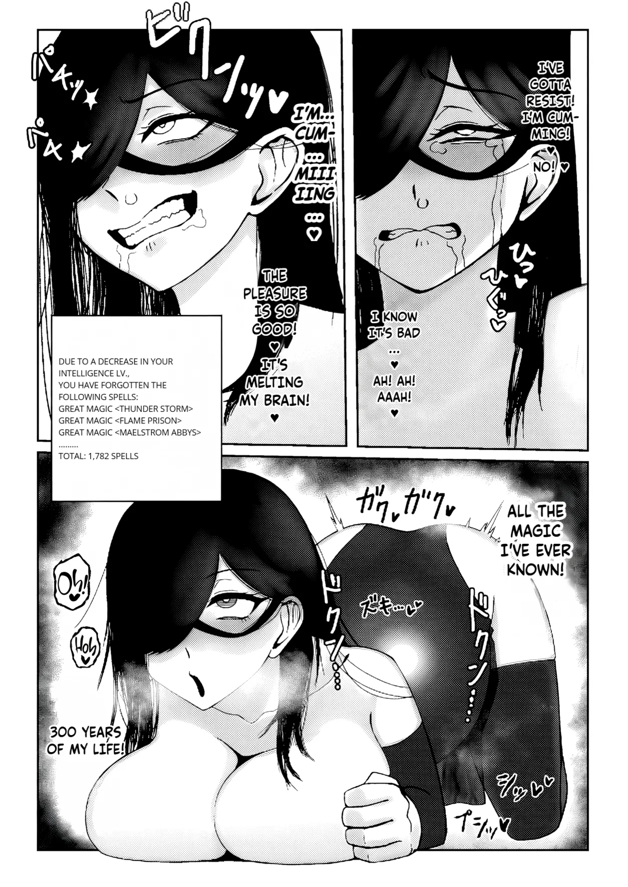 Majo ga Shokushuu to Mushi ni Kisei Sarete Shikyuu to Jinsei o Mechakucha ni Sareru Hanashi | A story of a witch infected by tentacles and bugs and how they seriously messed up her womb and life! page 27 original parody - sole female multiple orgasms hentai manga - read online free