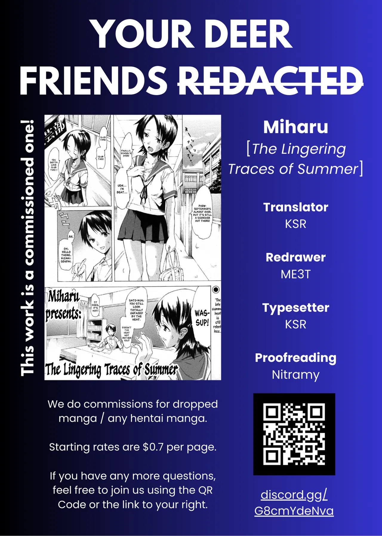 The Lingering Traces of Summer page 21 original parody - sole female sole male hentai manga - read online free