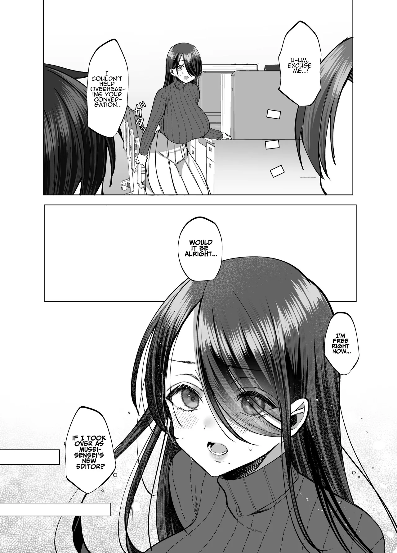 Ecchi na Henshuu Kurokawa-san | Erotic Editor Kurokawa page 61 original parody - big breasts x-ray hentai manga - read online free