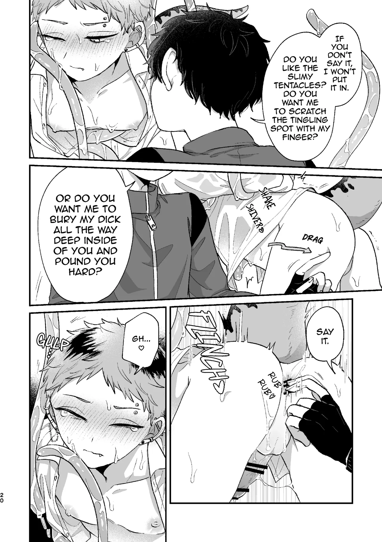 I'm Sorry, but This is an Ero Manga II page 19 - unusual teeth piercing hentai manga - read online free