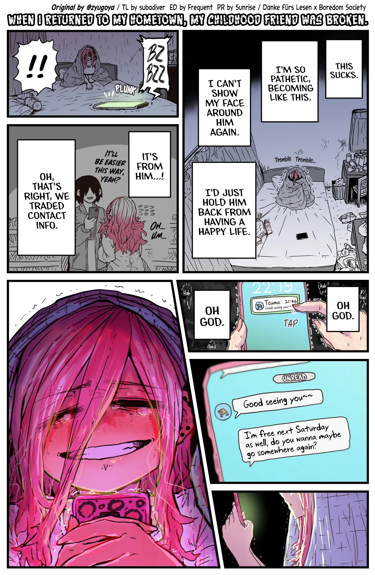 Jimoto ni Kaettekitara Osananajimi ga Kowareteta | When I Returned to My Hometown, My Childhood Friend was Broken page 12 original parody - sole female sole male hentai manga - read online free