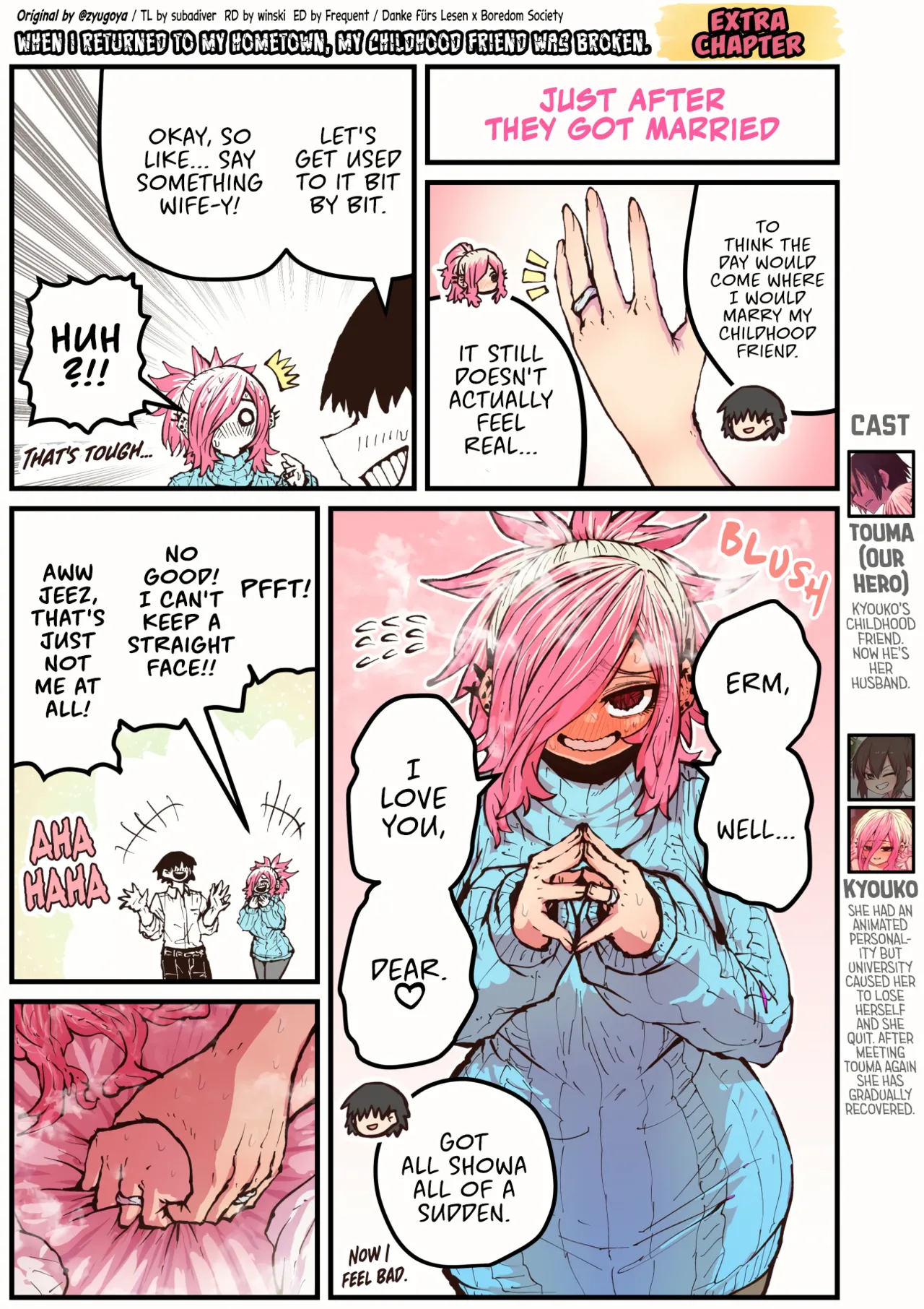 Jimoto ni Kaettekitara Osananajimi ga Kowareteta | When I Returned to My Hometown, My Childhood Friend was Broken page 153 original parody - sole female sole male hentai manga - read online free