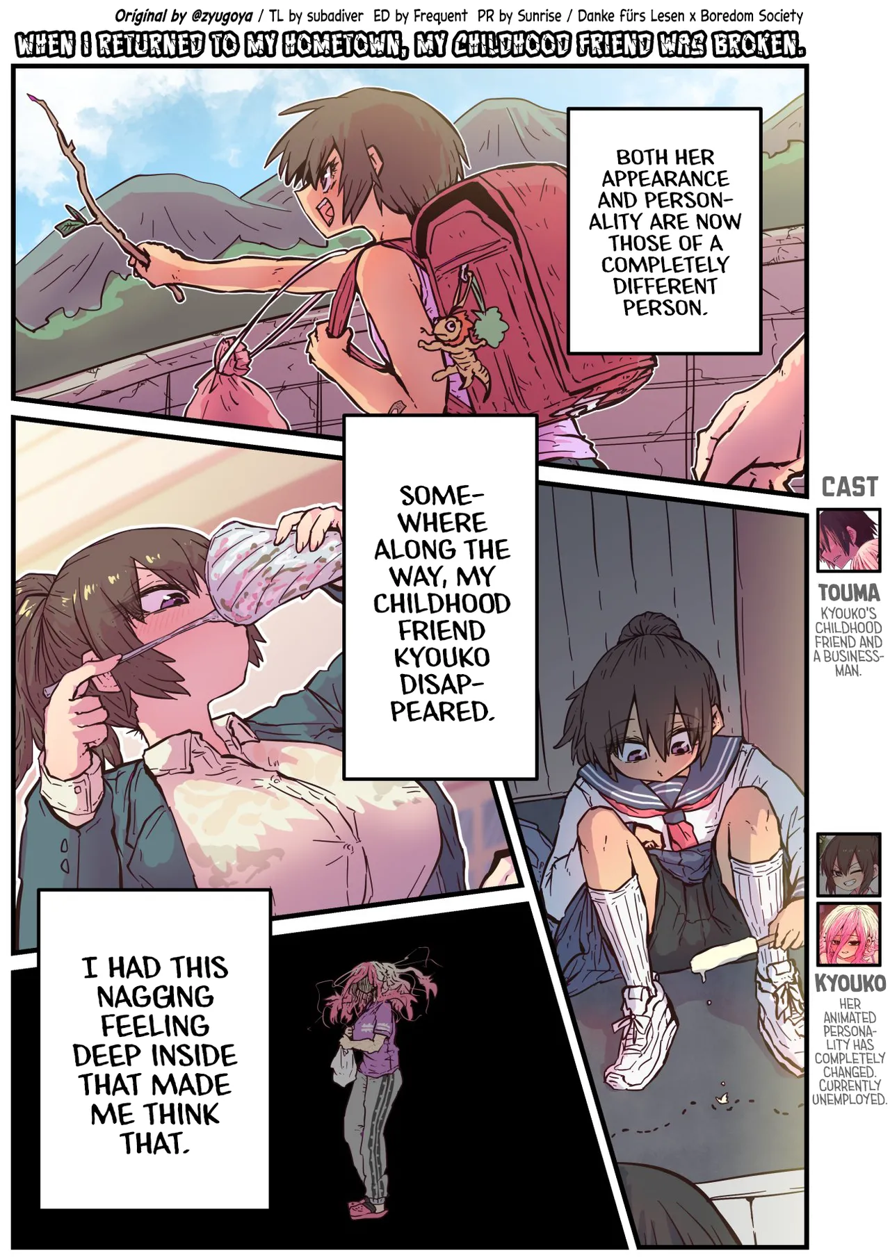 Jimoto ni Kaettekitara Osananajimi ga Kowareteta | When I Returned to My Hometown, My Childhood Friend was Broken page 24 original parody - squirting big breasts hentai manga - read online free