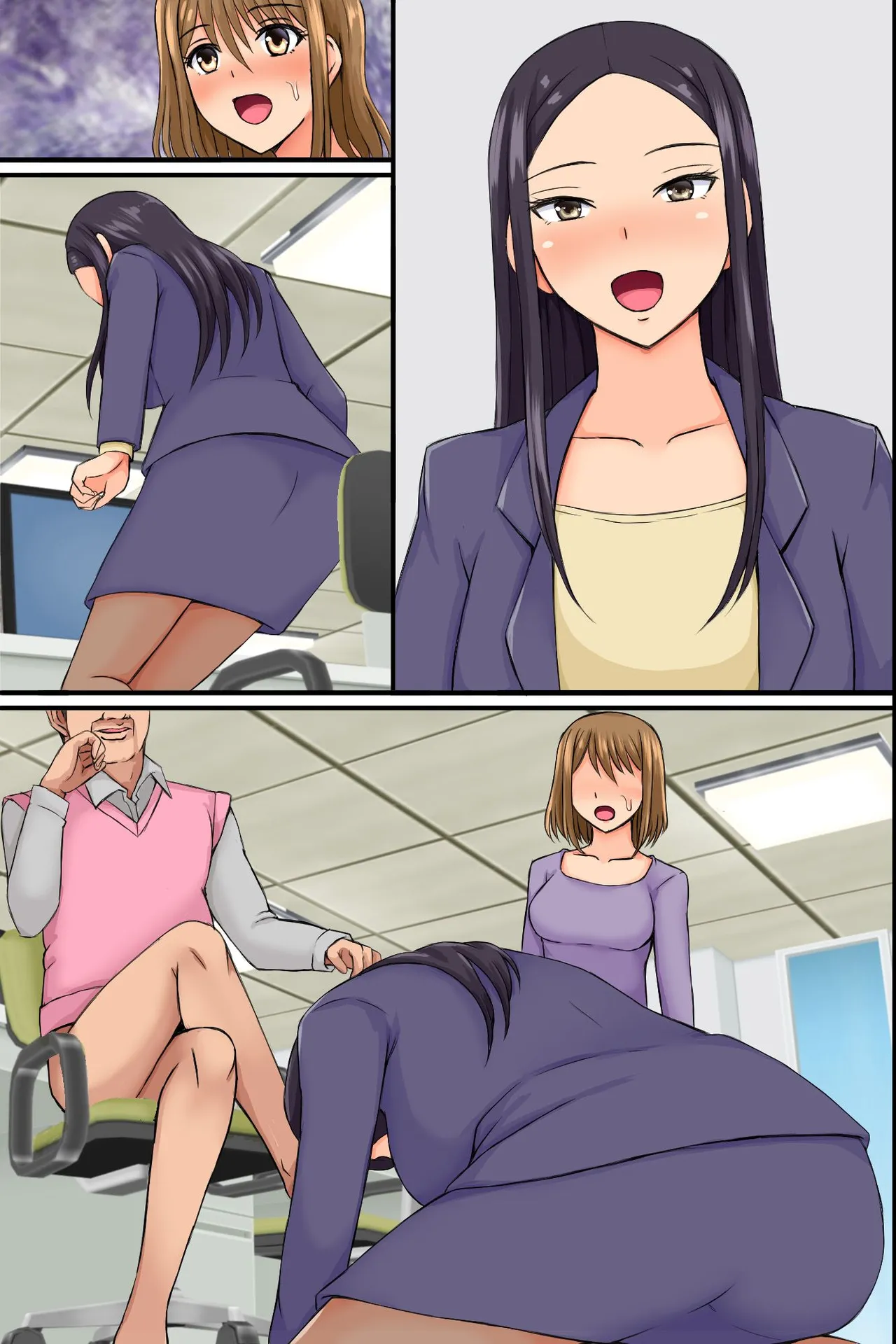 [Dl Mate] Sennou Sareta Office Joshi-tachi ~Namaiki OL ni Oshioki o! Teihen Shain ga Bijo OL-tachi o Hatsujou Sasete Seishori Dougu ni Kaetatta w~ page 65 original parody - nakadashi full color hentai manga - read online free