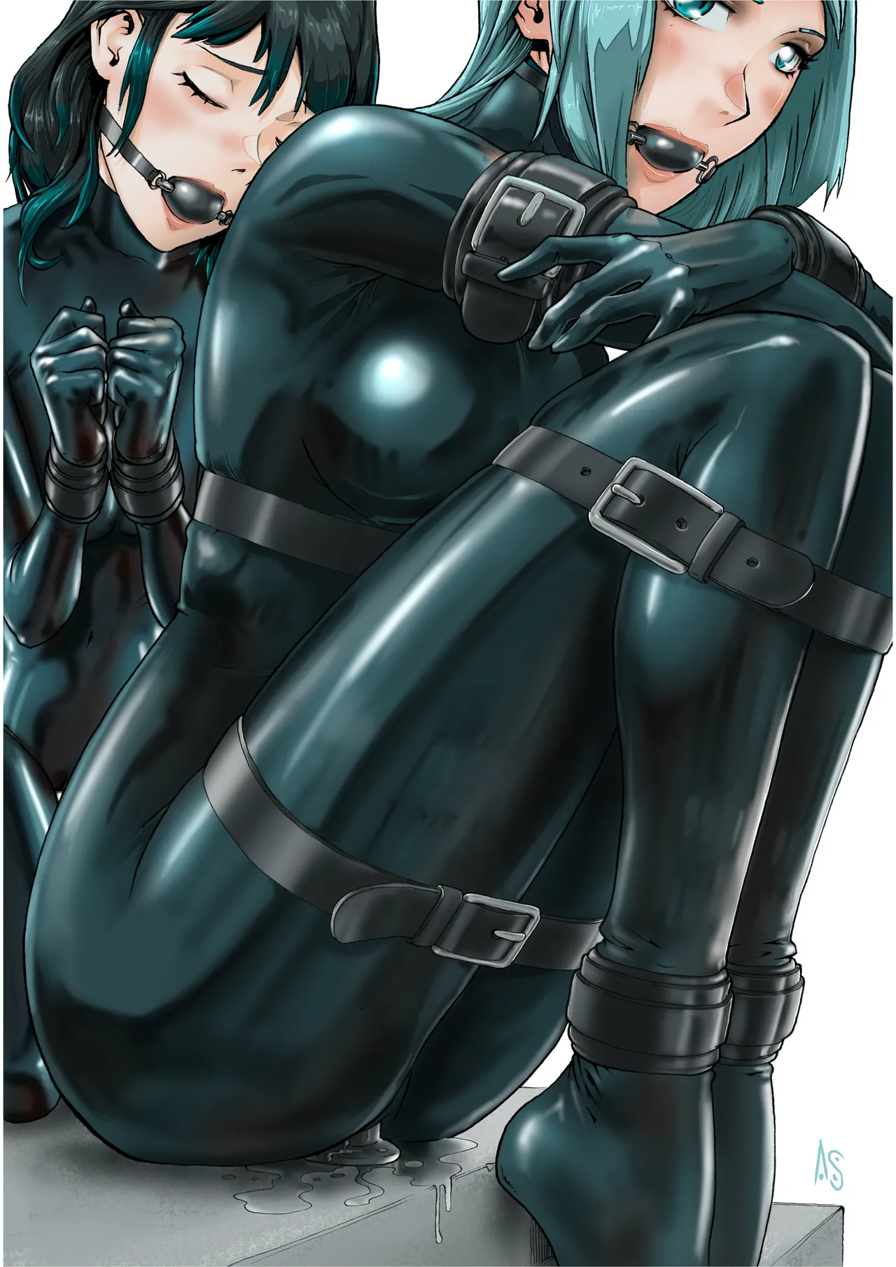 Wet_twist page 15 original parody - bondage bodysuit hentai manga - read online free